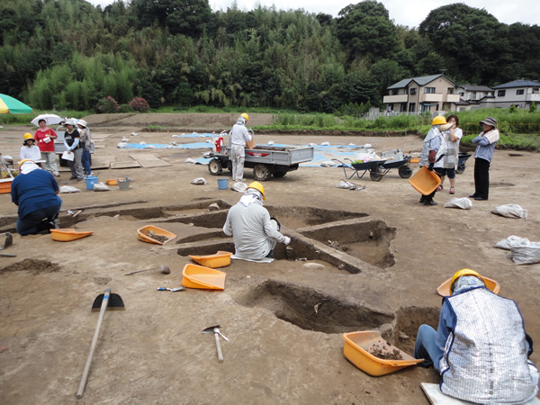 画像:橋元遺跡（平成22年度発掘調査）